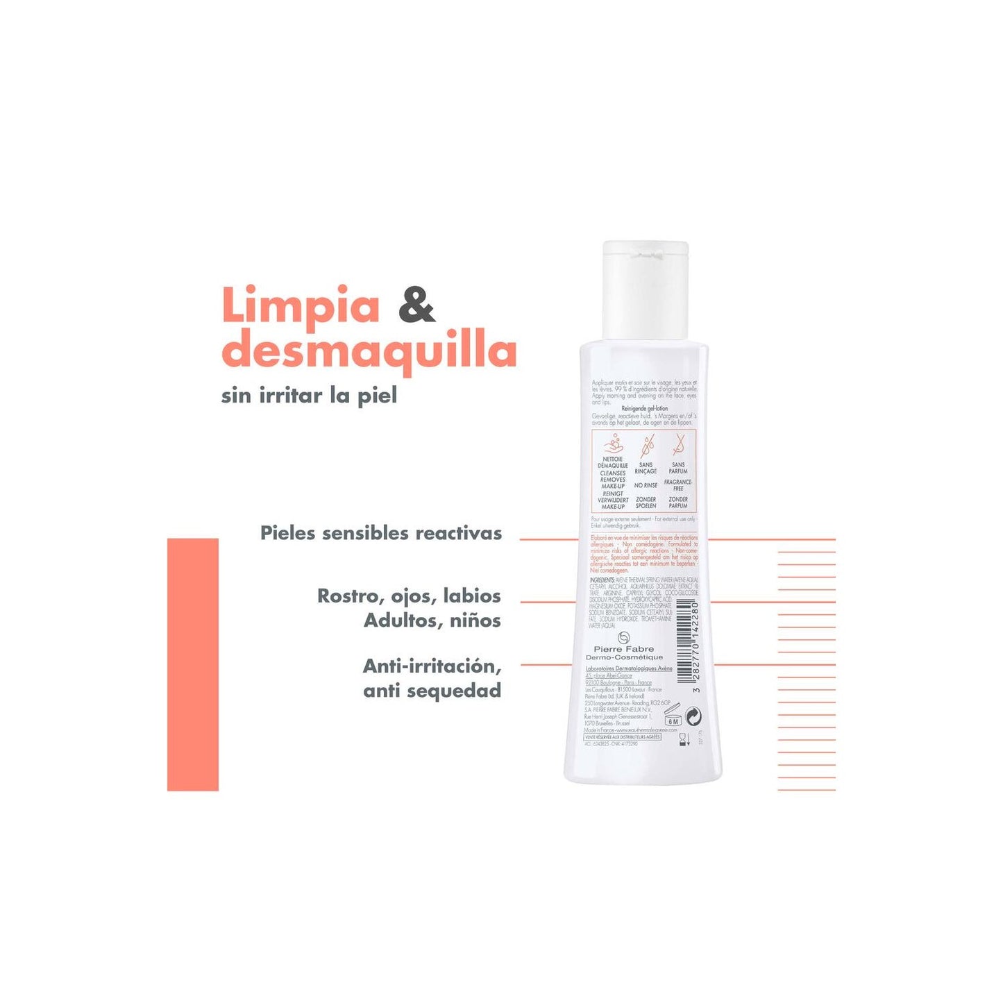 Avène Tolerance Control Loción Limpiadora Gelificada 200ml