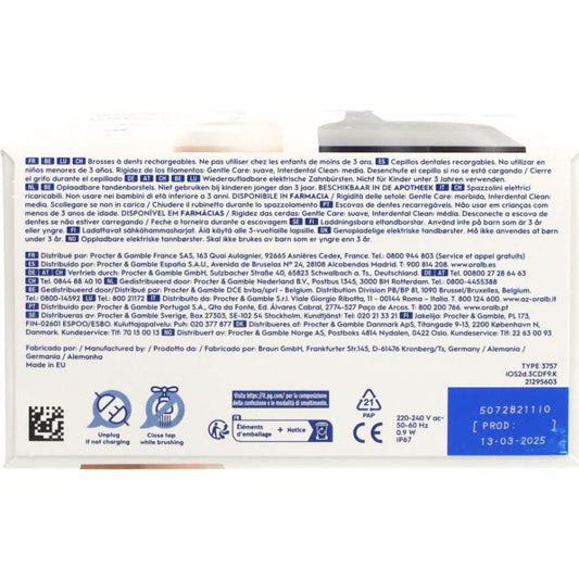 Oral-B iO2 Pack Duo Cepillo de Dientes Eléctrico Negro y Rosa