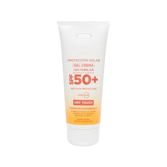 Be+ fotoprotector gel crema rostro/cuerpo SPF50+ 200ml