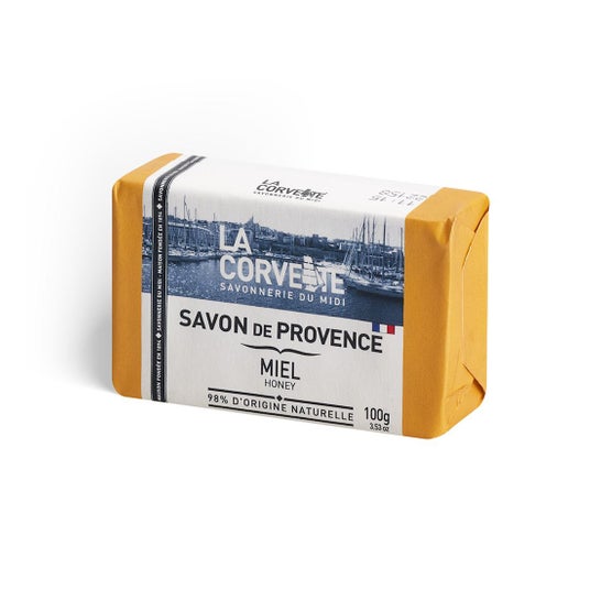 La Corvette pastilla de jabón de Provenza miel 6 uds + 1 ud REGALO