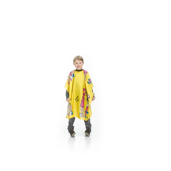 Xanitalia Pro Capa Peluquería Infantil Amarillo 83x125 cm 1 ud
