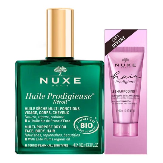 Nuxe Huile Prodigieuse Néroli 100ml + Hair Prodigieux Champ 30ml