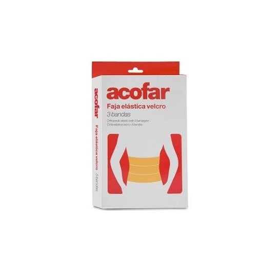 Acofar Faja Elastica Velcro 3 Bandas T1