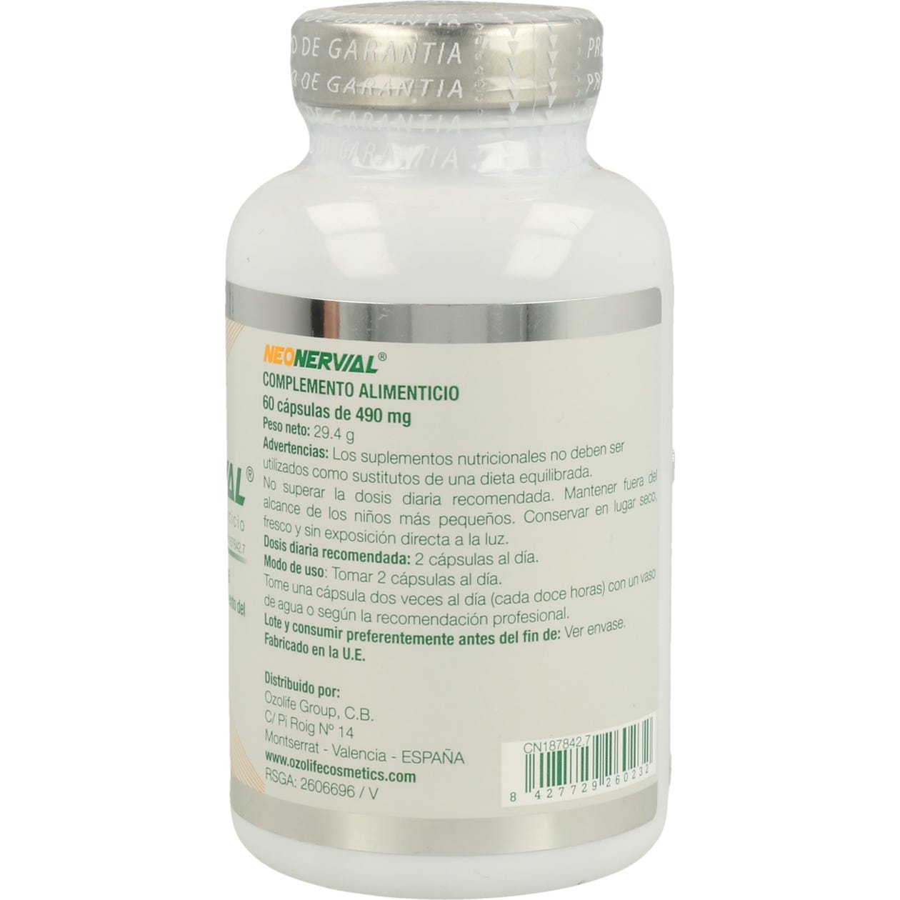 Ozolife Neonervial® 60cáps x 490mg