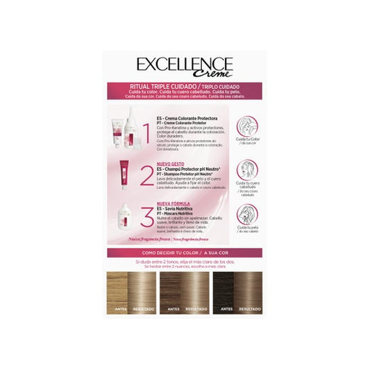 L'Oreal Set Excellence Creme Tint 81 Light Ash Blonde