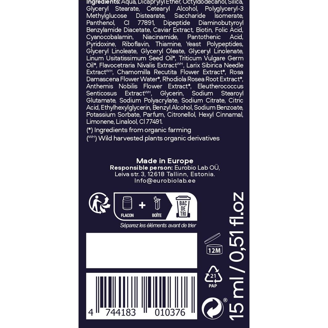 Natura Siberica Absolut Contorno de Ojos Helado Efecto Lifting 15ml