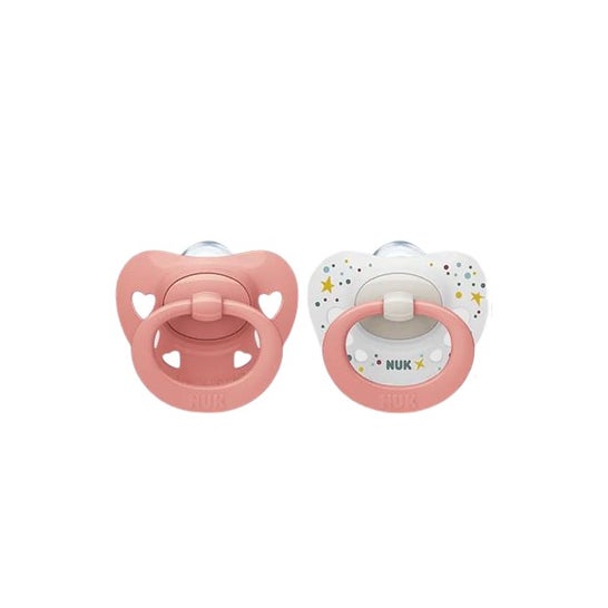 Nuk Family Love 0-6M Chupete Silicona 2uds