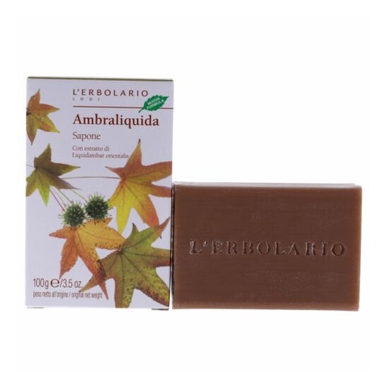 L'Erbolario Ambraliquida Jabón Perfumado Pastilla 100g