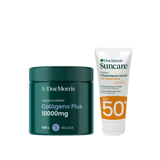 Docmorris Pack Colágeno Plus 400 g + Crema Facial Spf50+ 50 ml
