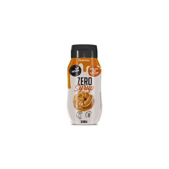 Quamtrax Sirope Dulce de Leche Zero 330 ml