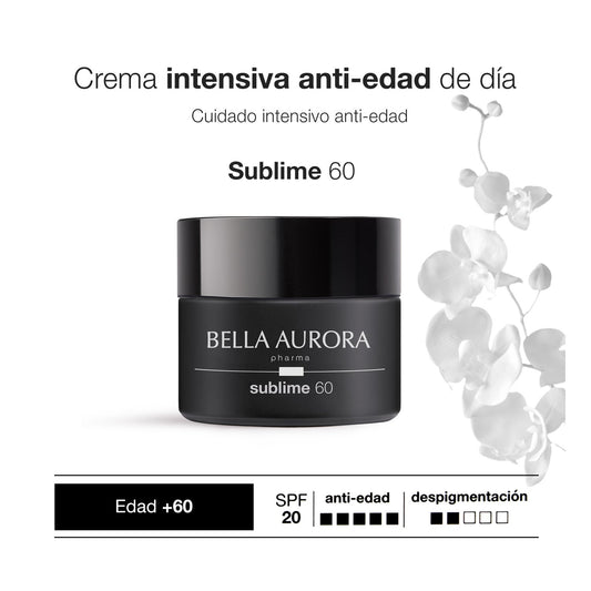 Bella Aurora Sublime 60 Crema Día Nutritiva Multiacción +60 años 50ml