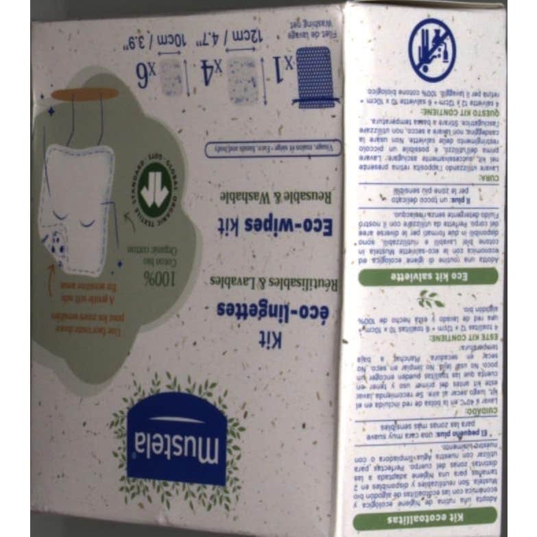 Mustela Eco Kit Toallas Lavables y Reutilizables 10uds