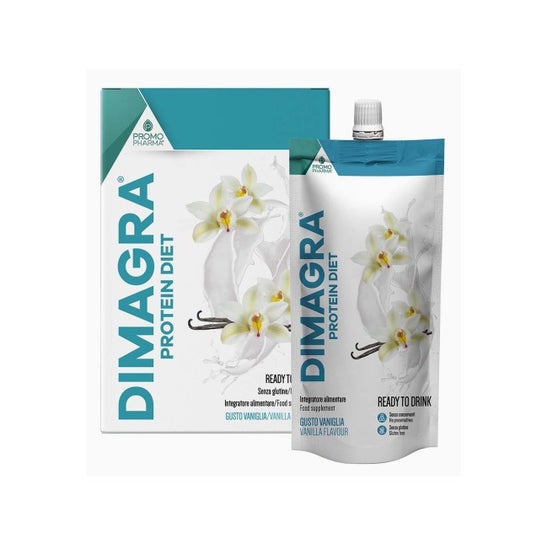 Promopharma Dimagra Protein Diet Vainilla Gluten Free 7uds