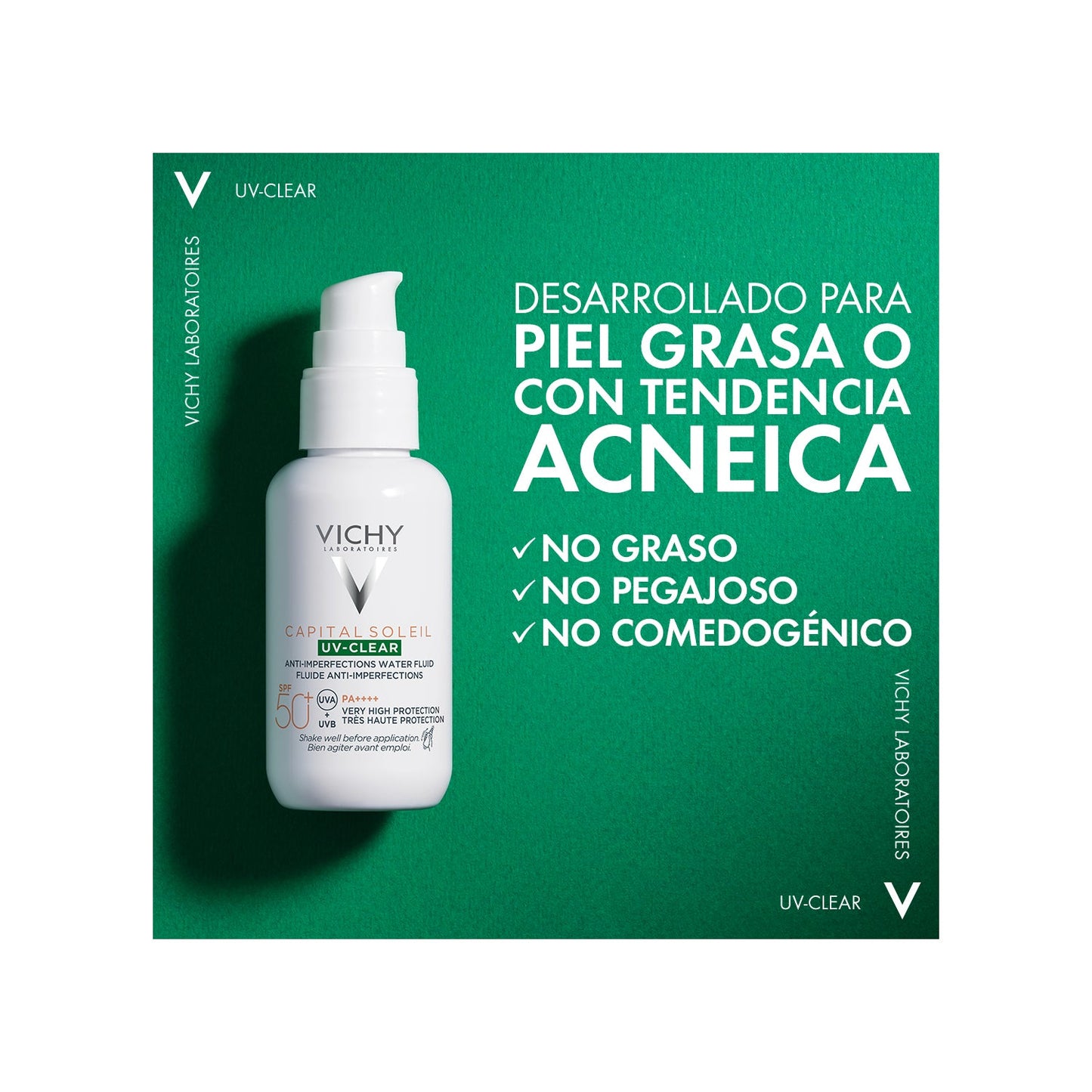 Vichy Capital Soleil UV-Clear Fluido Anti-imperfecciones SPF50+ 40ml