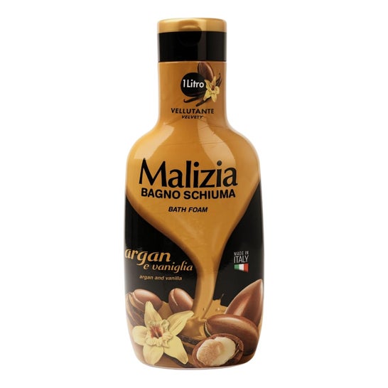 Malizia Bath Foam Argan y Vainilla 1000 ml