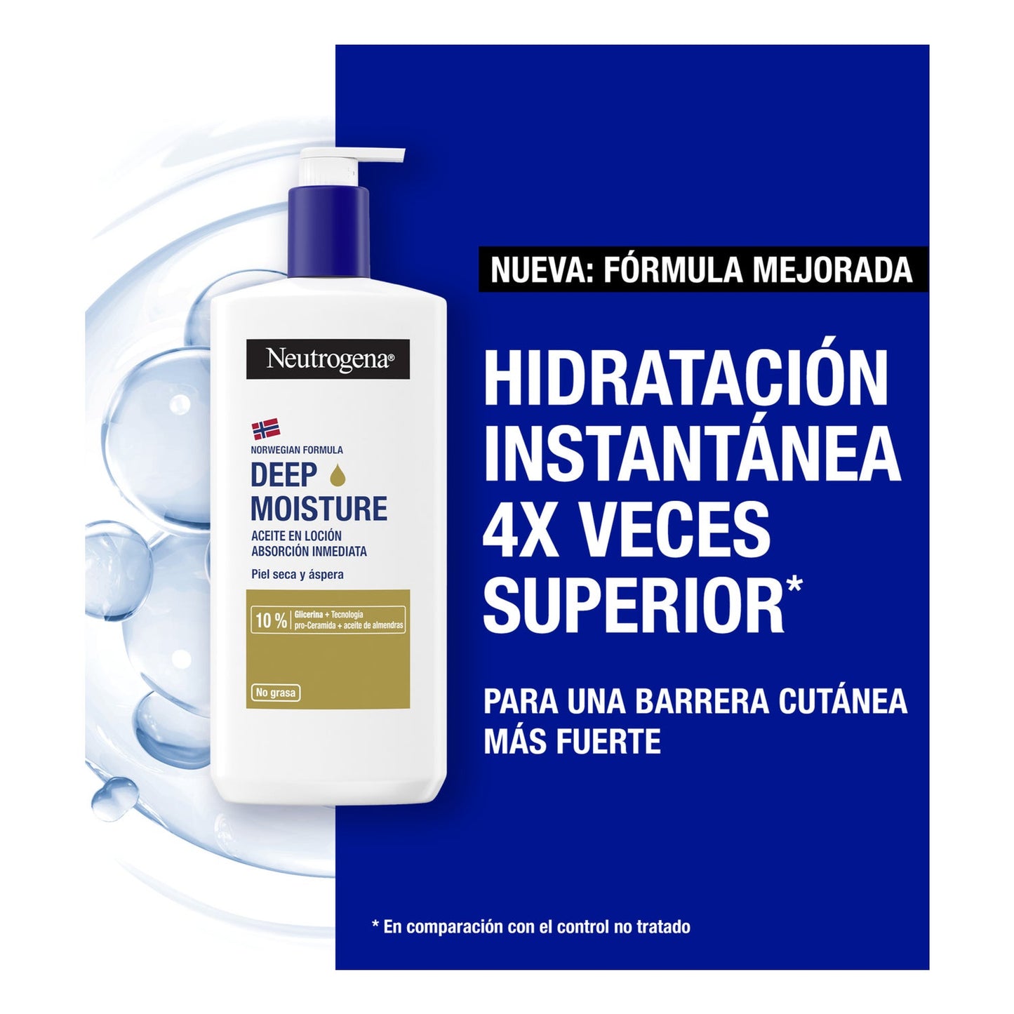 Neutrogena Hidratación Profunda Aceite Loción No Grasa 400ml