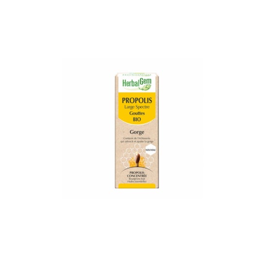 Herbalgem Propóleo Orgánico Gotas de Espectro Grande 15 ml