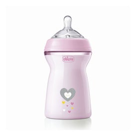 Chicco Bib Bib Nat-Feel 6 M+ Menina 330 ml