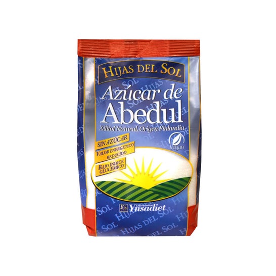Hijas del Sol Azúcar Abedul Xilitol Natural 500 g