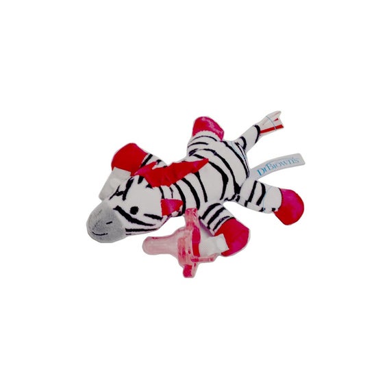 Dr. Browns Pack Peluche Cebra + Chupete Silicona