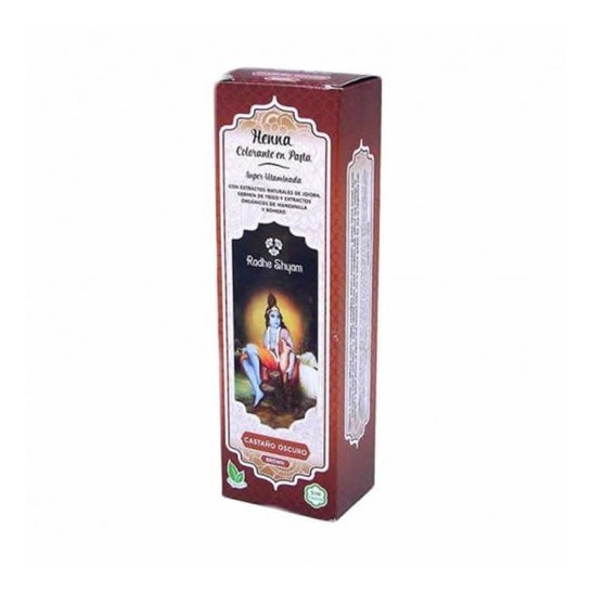 Radhe Shyam Henna Pasta Castaño Oscuro