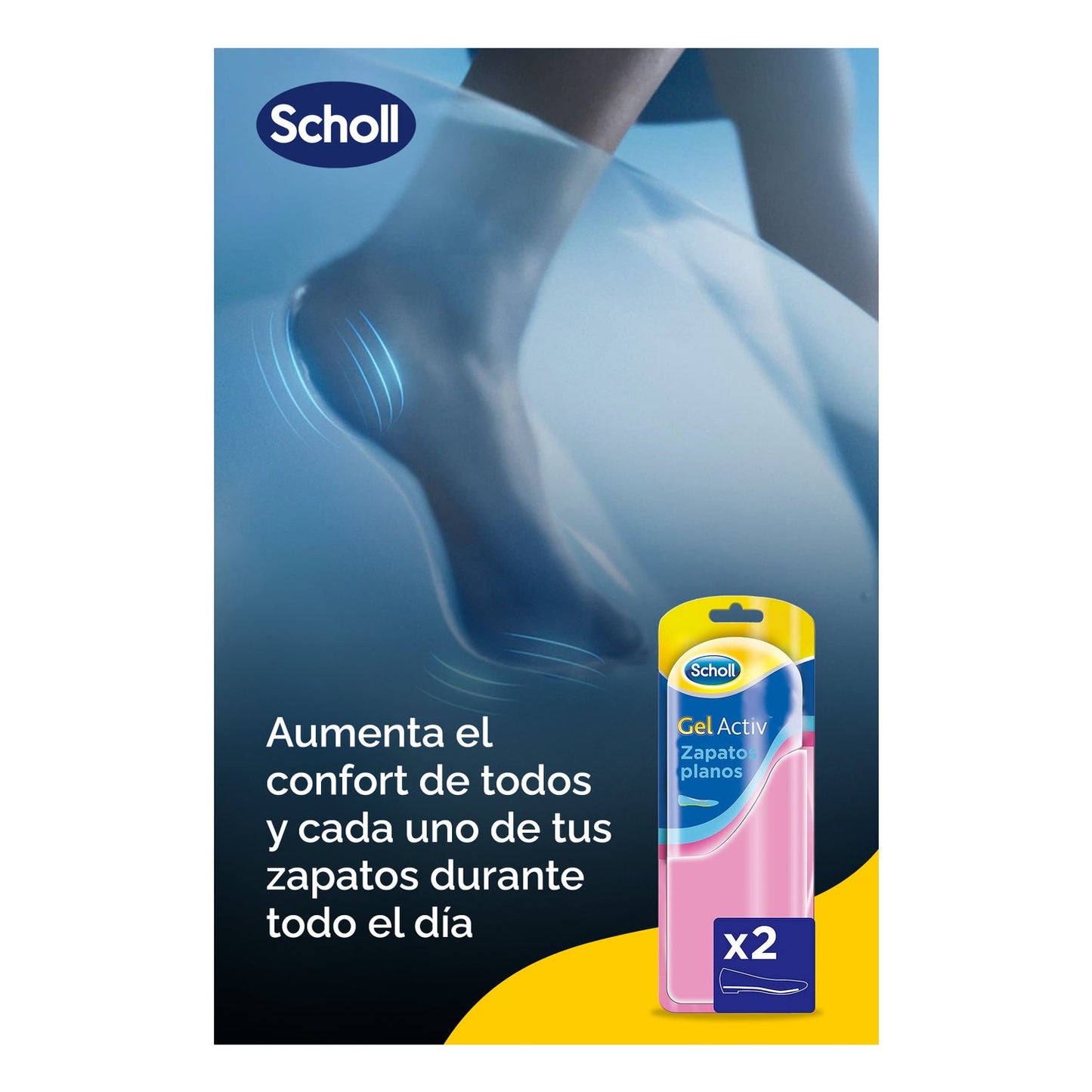 Scholl Gel Activ Zapato Plano 1 par