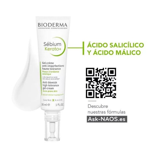 Bioderma Sébium Kerato+ Gel-Crema Anti-Imperfecciones 30ml