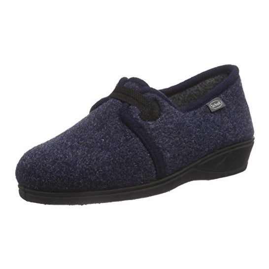 Scholl Pantuflas Sanya azul oscuro talla 37