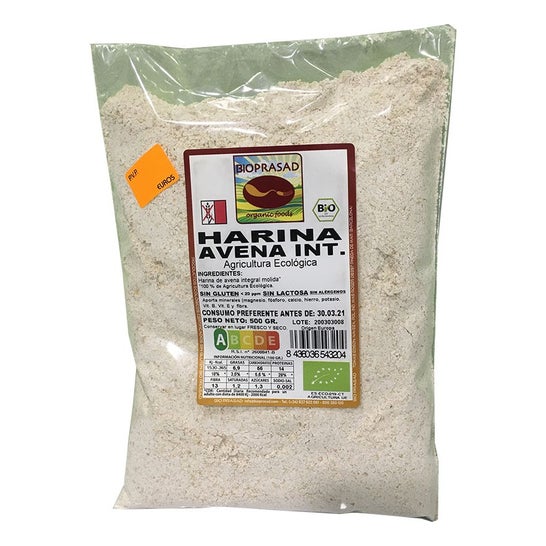 Bioprasad Harina Avena Integral Bio 500 g