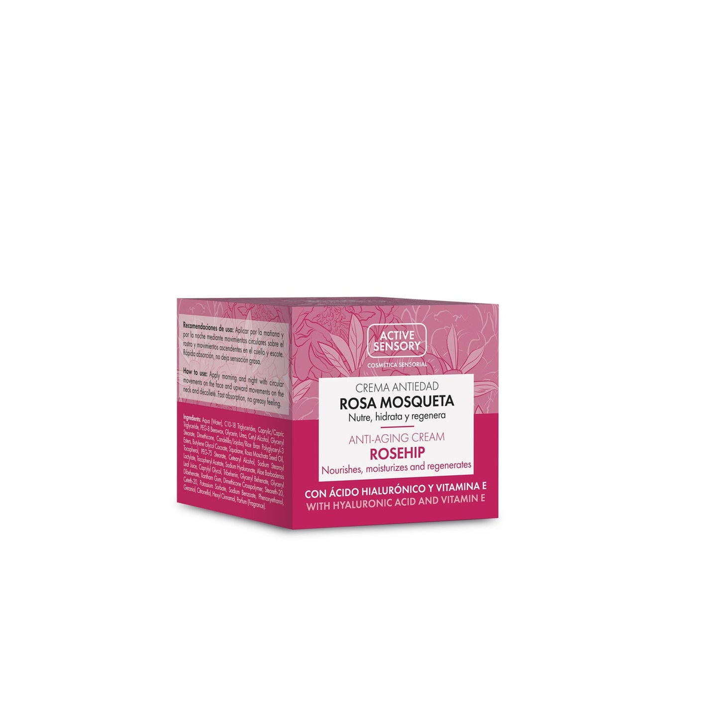 Active Sensory Crema Facial Rosa Mosqueta 50ml