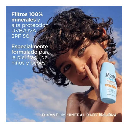 ISDIN Fotoprotector Pediatrics Fusion Fluid Mineral Baby SPF50 50ml