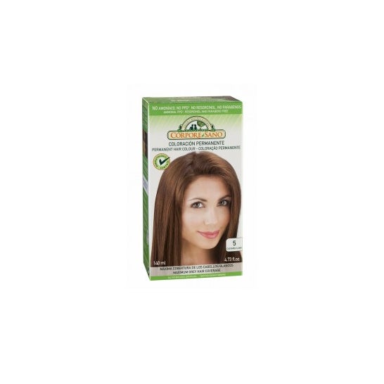 Corpore Sano Tinte Permanente Nº 5 Castaño Claro 140ml