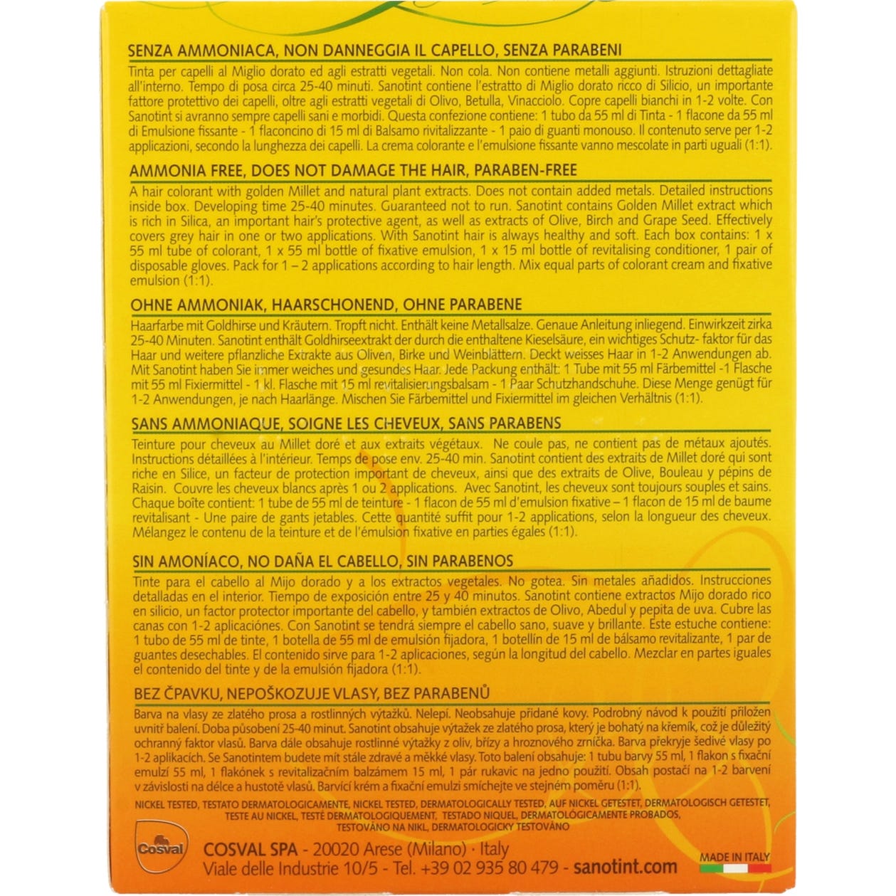 Santiveri Sanotint Tinte Sensitive 84 Rubio Oscuro 125ml