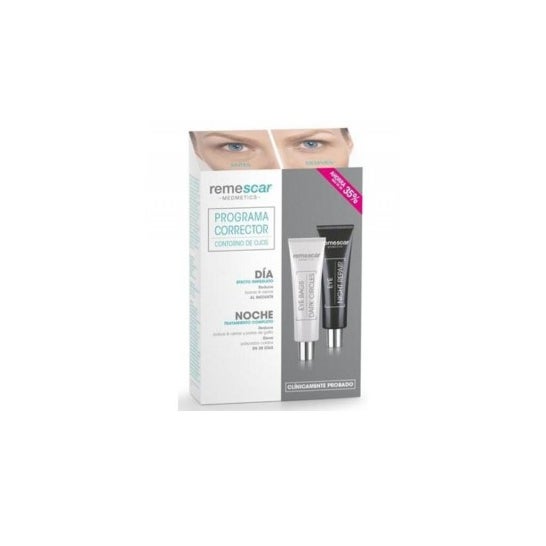 Remescar Programa Corrector Bolsas y Ojeras+Reparador Noche 2x8ml