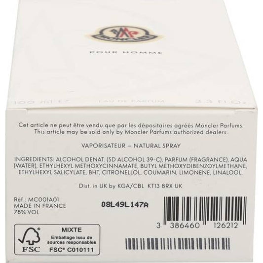 Moncler Pour Homme Eau de Parfum 100 ml