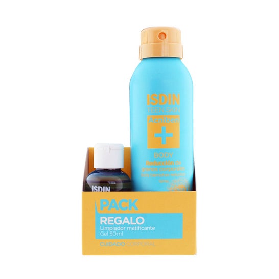 ISDIN Teen Skin Acniben Body 150ml + Gel Limpiador Matificante 50ml