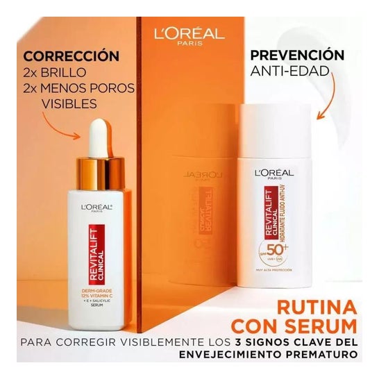 L'Oréal Revitalift Clinical Der-Grade 12% Vitamina C Sérum 30ml