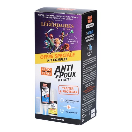 Cinq Sur Cinq Kit Completo Anti-Piojos & Liendres