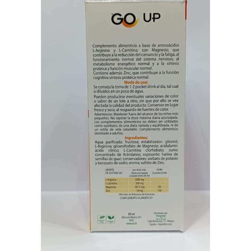 Esi Go-up Pocket Drink 16 Sobres