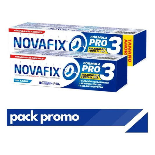 Novafix Pro3 Sin Sabor Crema Adhesiva 70g + 50g