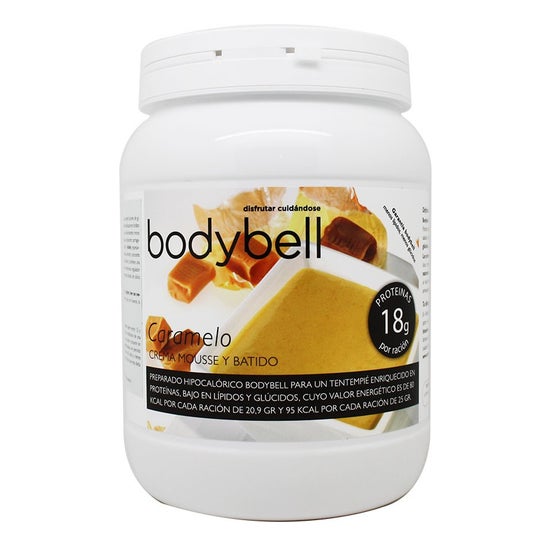 Bodybell Caramelo Crema Mousse y Batido 450g