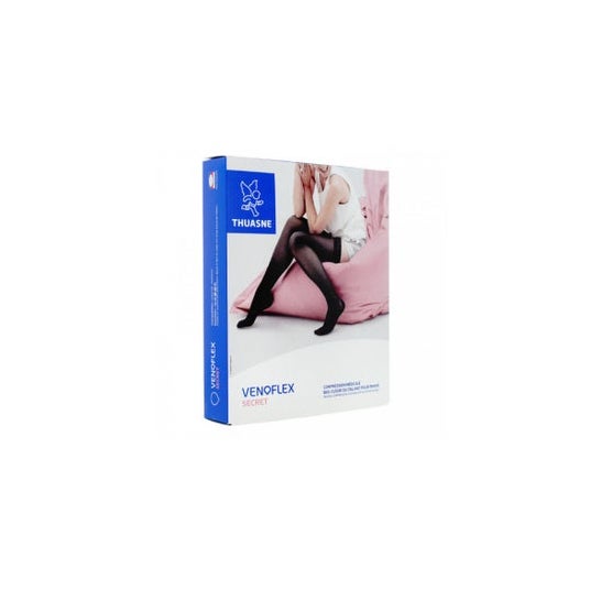 Thuasne Venoflex Secret Media Mujer Clase 2 Negro 1 Par