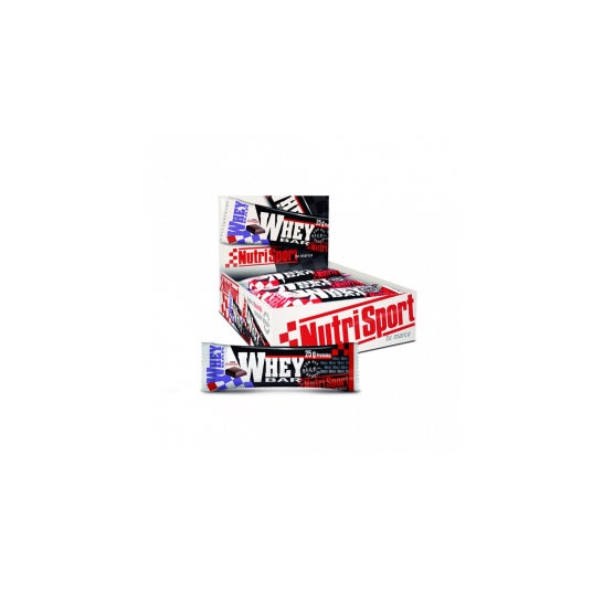 Nutrisport Barrita Energética Whey Chocolate Caja 12Uds