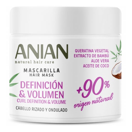 Anian Definición & Volumen Mascarilla Queratina Vegetal 350ml