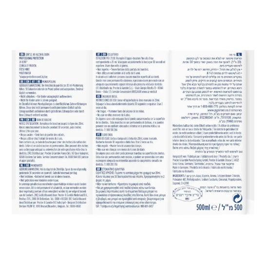 Oral B Colutorio Proteccion Profesional Pro-expert 500ml