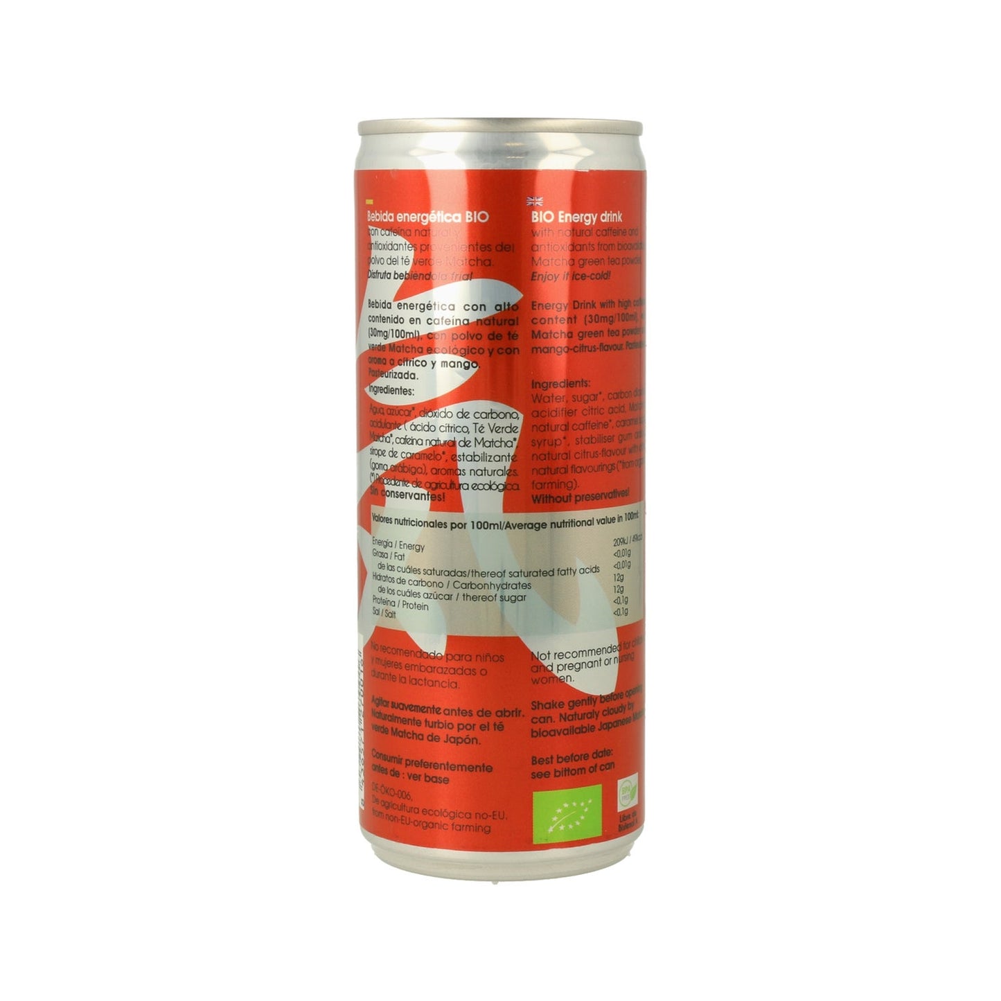 Ekotrebol Bebida Energética Matcha Bio 250ml