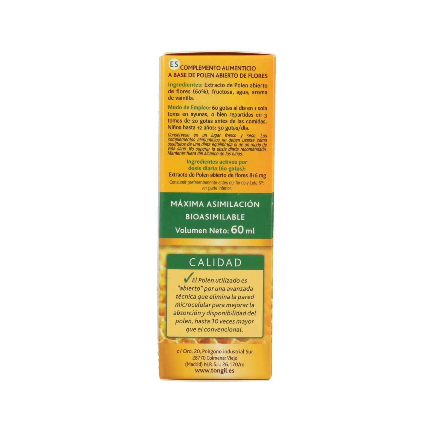 Tongil Apicol Polen 60ml