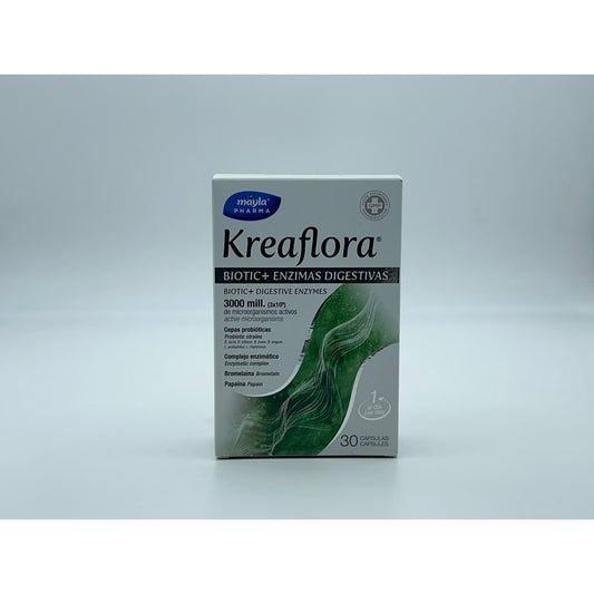 Mayla Kreaflora Enzimas Digestivas 30caps