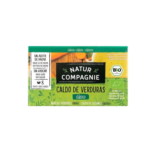 Natur Compagnie Caldo Vegetales sin Azúcar Bio 88 g