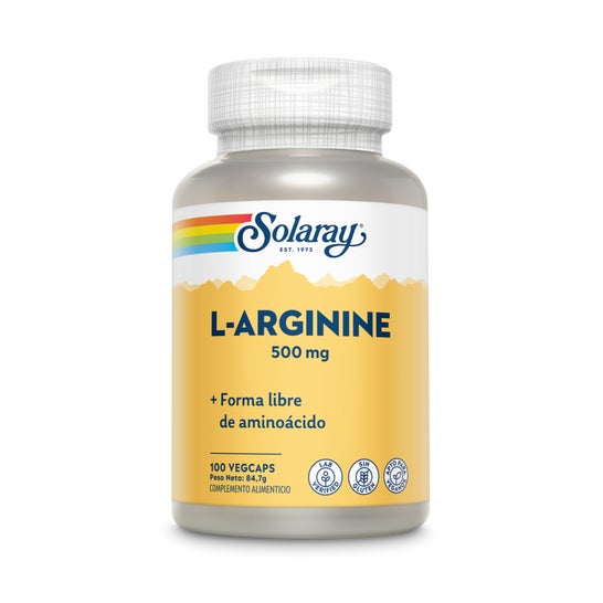 Solaray L Arginine 500 mg 100 caps
